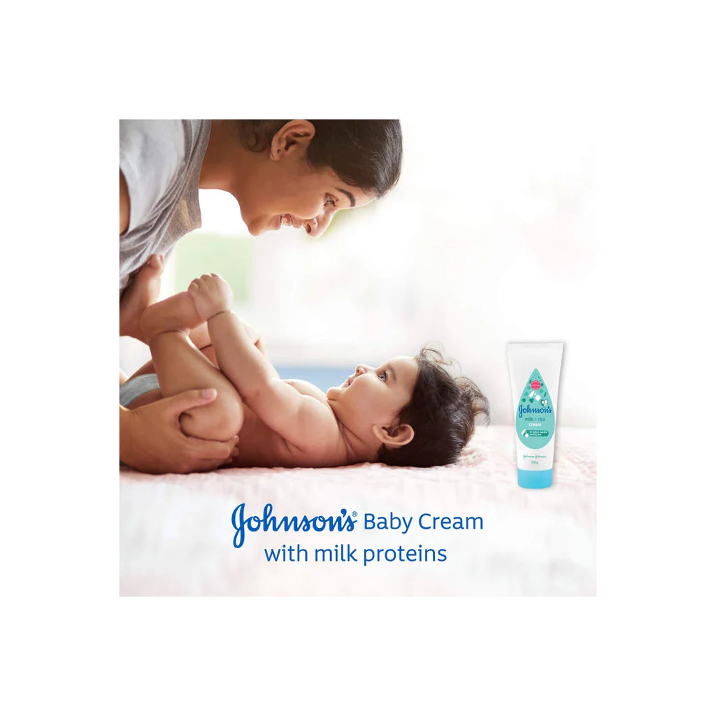 Johnsons Baby Milk + Rice Cream For Face And Body 50g (Thailand)