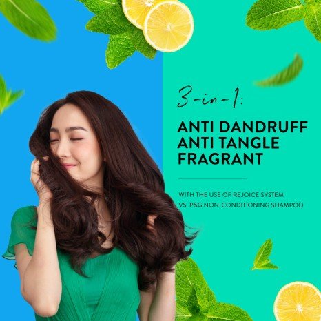 Rejoice Anti Dandruff Shampoo With Menthol 600ml