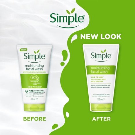Simple Kind to Skin Moisturising Facial Wash (150ml)