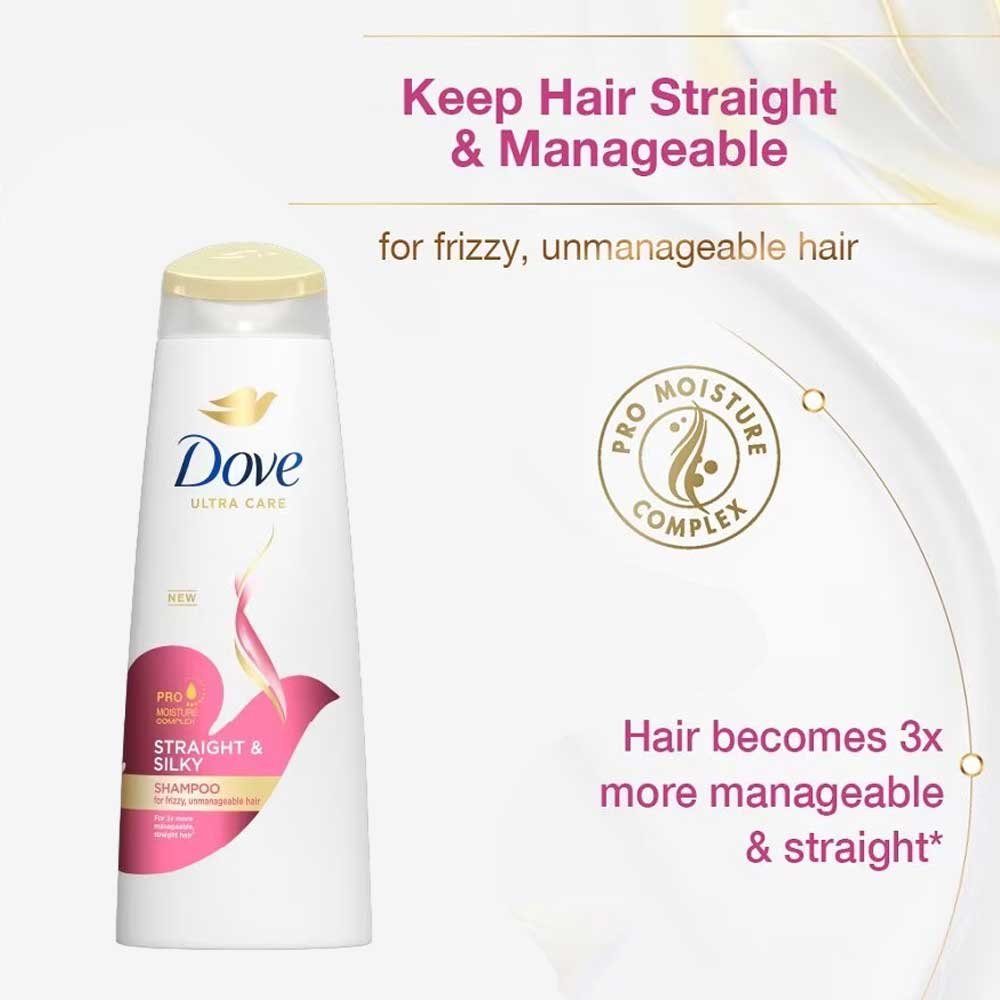 Dove Straight & Silky Shampoo For Frizzy Hair 680ml
