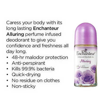 Enchanteur Perfumed Deo Roll-On Alluring (50ml)