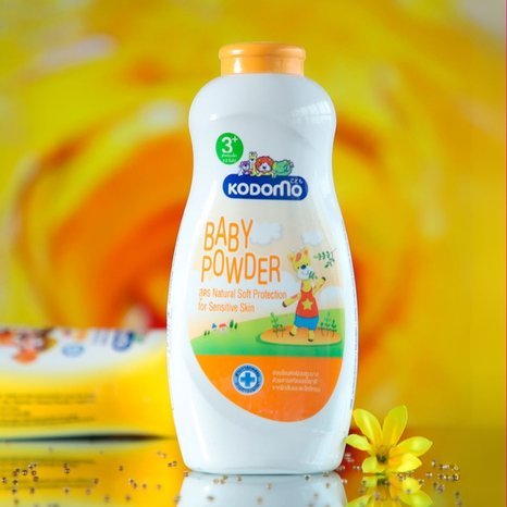 Kodomo Baby Powder Natural Soft Protection for Sensitive Skin 50 g