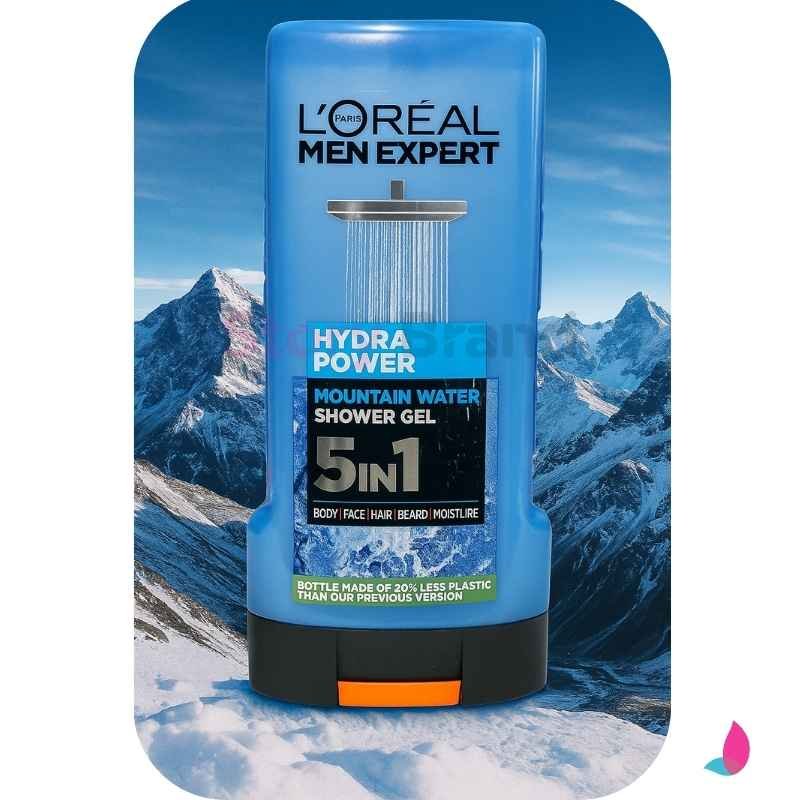 LOreal Hydra Power 5 in 1 Mountain Water Shower Gel 300ml