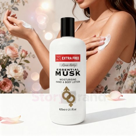 Rina Ketty Essential Musk Moisturising Hand & Body Lotion 300ml