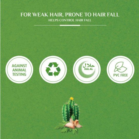 Vatika Naturals Hair Fall Control Shampoo with Cactus & Gergir 1000 ml