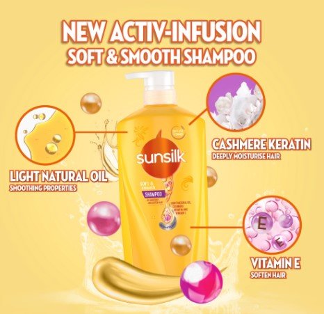 Sunsilk Soft & Smooth Shampoo 625ml