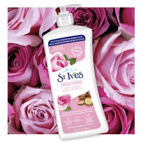 St. Ives Smoothing Body Lotion Rose & Argan Oil 621ml