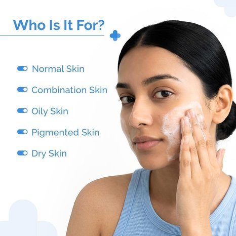 The Derma Co 1% Kojic Acid Daily Face Wash with (Niacinamide and Alpha Arbutin) 100ml