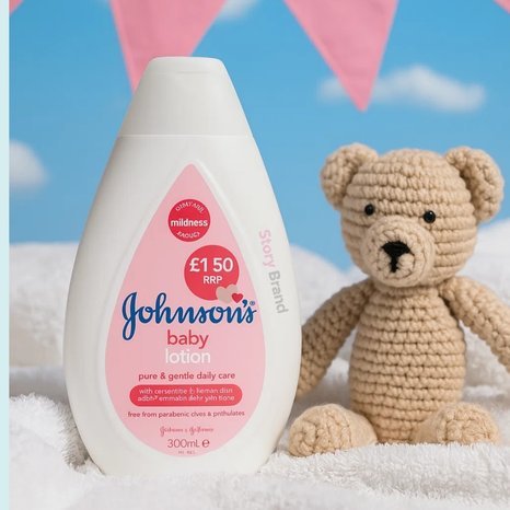 Johnsons Baby Lotion Pure & Gentle Daily Care 300ml
