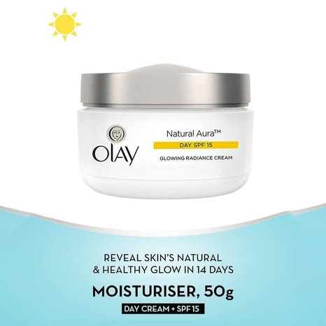 Olay Natural Aura Glowing Radiance Cream Day SPF 15 – 50g