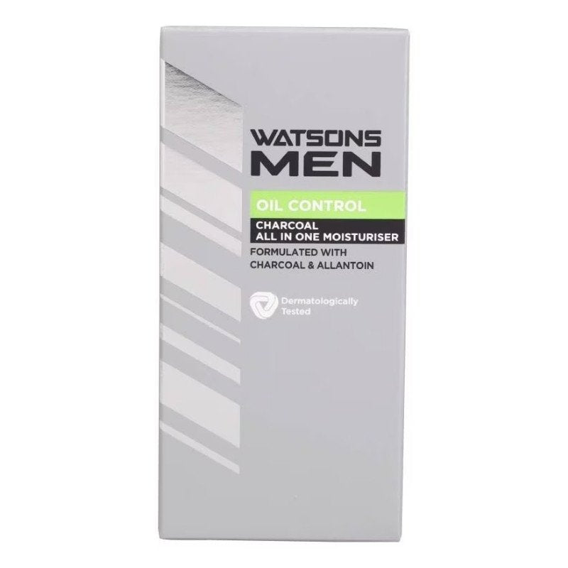 Watsons Men Oil Control Charcoal All In One Moisturiser 50ml
