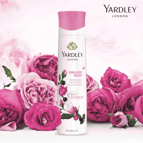 Yardley London English Rose Body Spray 150ml