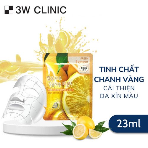 3W Clinic Fresh Lemon Sheet Mask