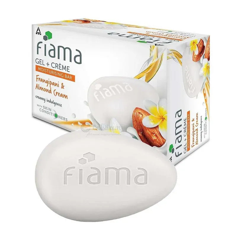 Fiama Gel Moisturising Bar Soap Frangipani & Almond Cream 125g