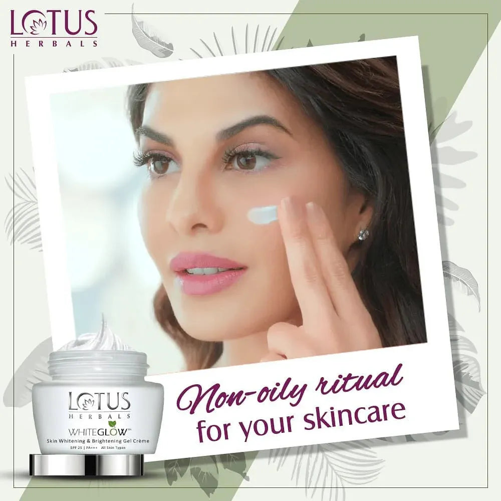 Lotus WhiteGlow Skin Whitening and Brightening Gel Creme SPF25 60g
