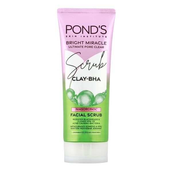 Ponds Bright Miracle Scrub CLAY BHA Facial Scrub 100ML