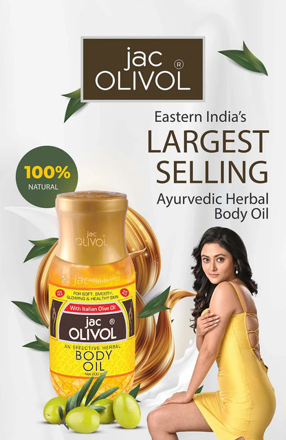 Jac Olivol Body Oil With Italian Olive Oil   500ml