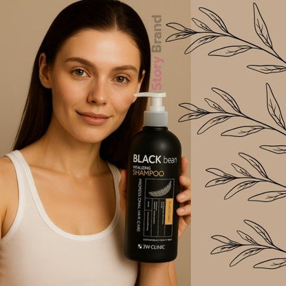 3W Clinic black Bean Vitalizing Shampoo 500ml