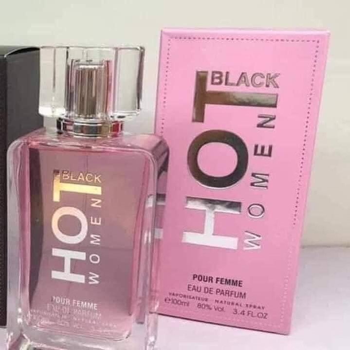 Hot Black Sensual Long Lasting Eau De Perfume  For Women  100ml