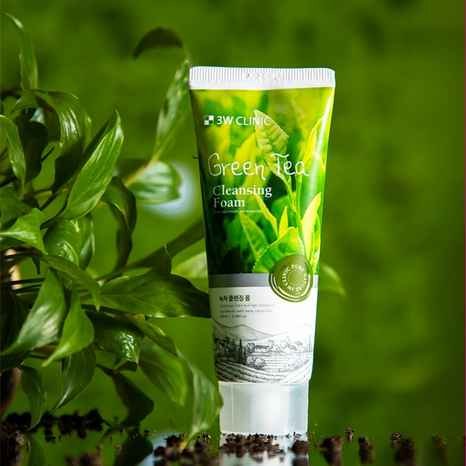3W Clinic Green Tea Cleansing Foam    100ml