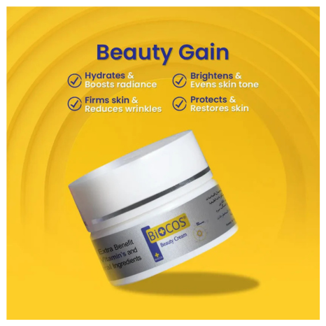 Biocos 5-in-1 Beauty Cream - Anti-Aging, Brightening, and Deep Hydrating formula