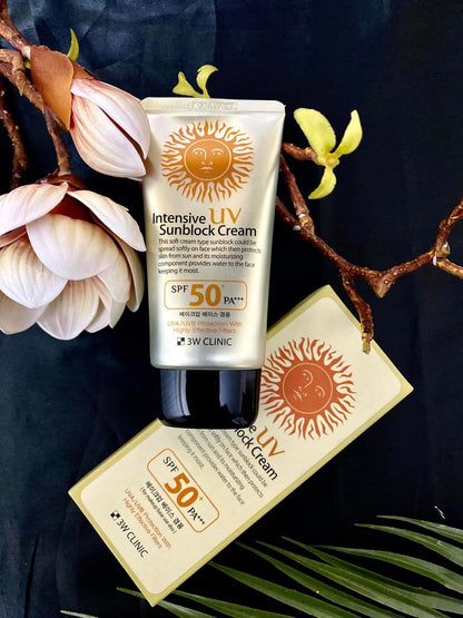 3W Clinic Intensive UV Sunblock Cream SPF 50+PA+++ (70ml)
