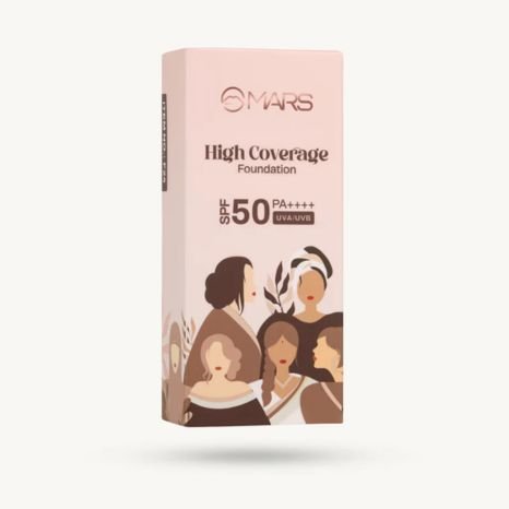 MARS High Coverage Foundation SPF 50PA++++ UVA/UVB  25ml  (All Shade)