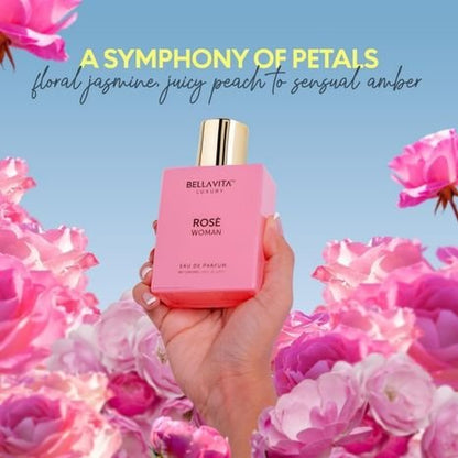 Bellavita  Rose Women Eau de Parfum   100 ml