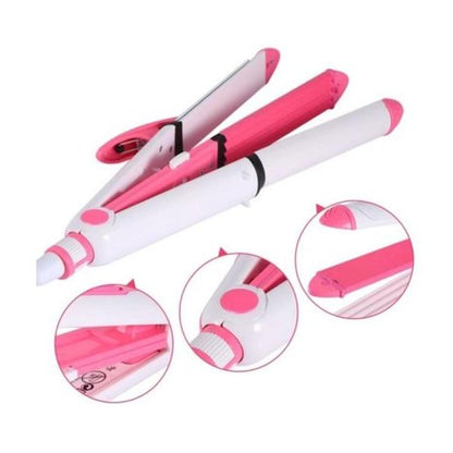 Kemei KM-1213 Multifunction Hair Curler Straightner