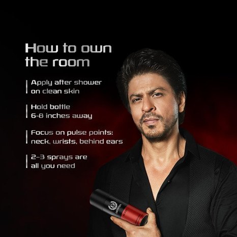 Denver Black Code Blaze Deodorant Body Spray   150ml
