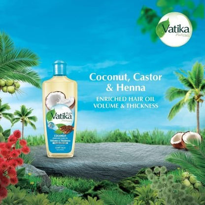 Vatika Naturals Coconut Enriched Hair Oil    300ml