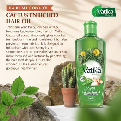 Vatika Naturals Cactus Enriched Hair Oil    300ml
