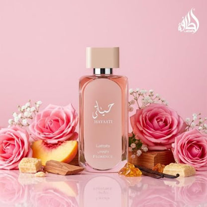 Lattafa Hayaati Florence Eau de Perfume For Women   100ml
