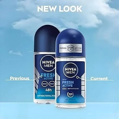 Nivea Men Roll On Fresh Active   50ml