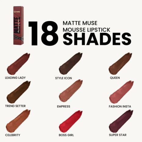 MARS Matte Muse Mousse Lipstick (3ml)