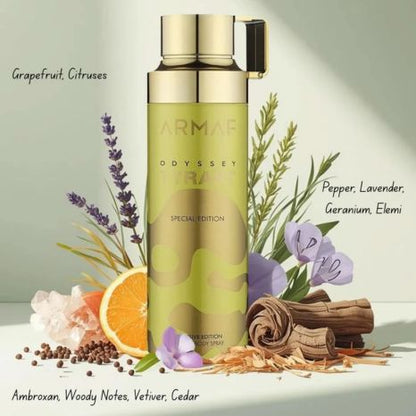 Armaf Odyssey Tyrant Perfume Body Spray   200ml