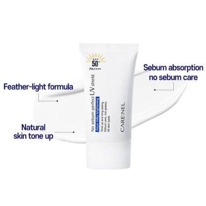 CareNel No Sebum Perfect UV Shield SPF50+ PA++++    50ml