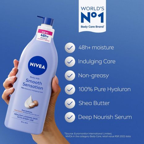 Nivea Smooth Sensation Body Lotion For Dry Skin   400ml
