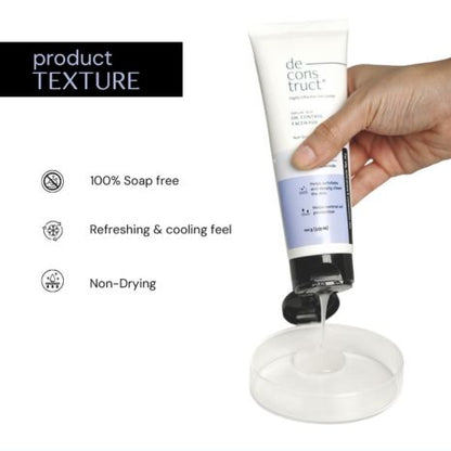 Deconstruct Salicylic Oil Control Face Wash   100ml