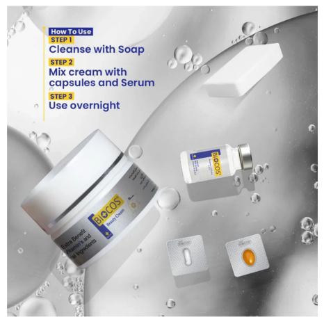 Biocos 5-in-1 Beauty Cream - Anti-Aging, Brightening, and Deep Hydrating formula