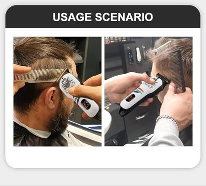 VGR V-971 Professional Rechargeable Digital Display Cordless Beard Hair Trimmer