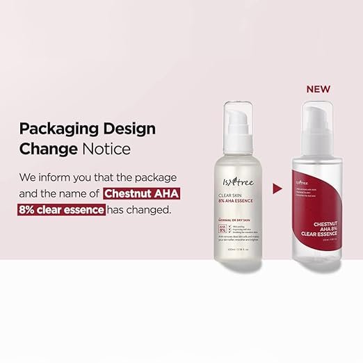 Isntree, CHESTNUT AHA 8% CLEAR ESSENCE 100ml