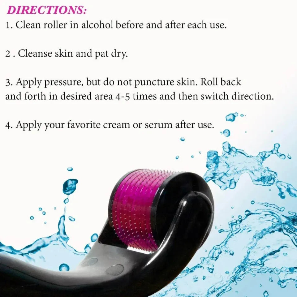 Derma Roller 540 Titanium Micro Needles 0.5mm