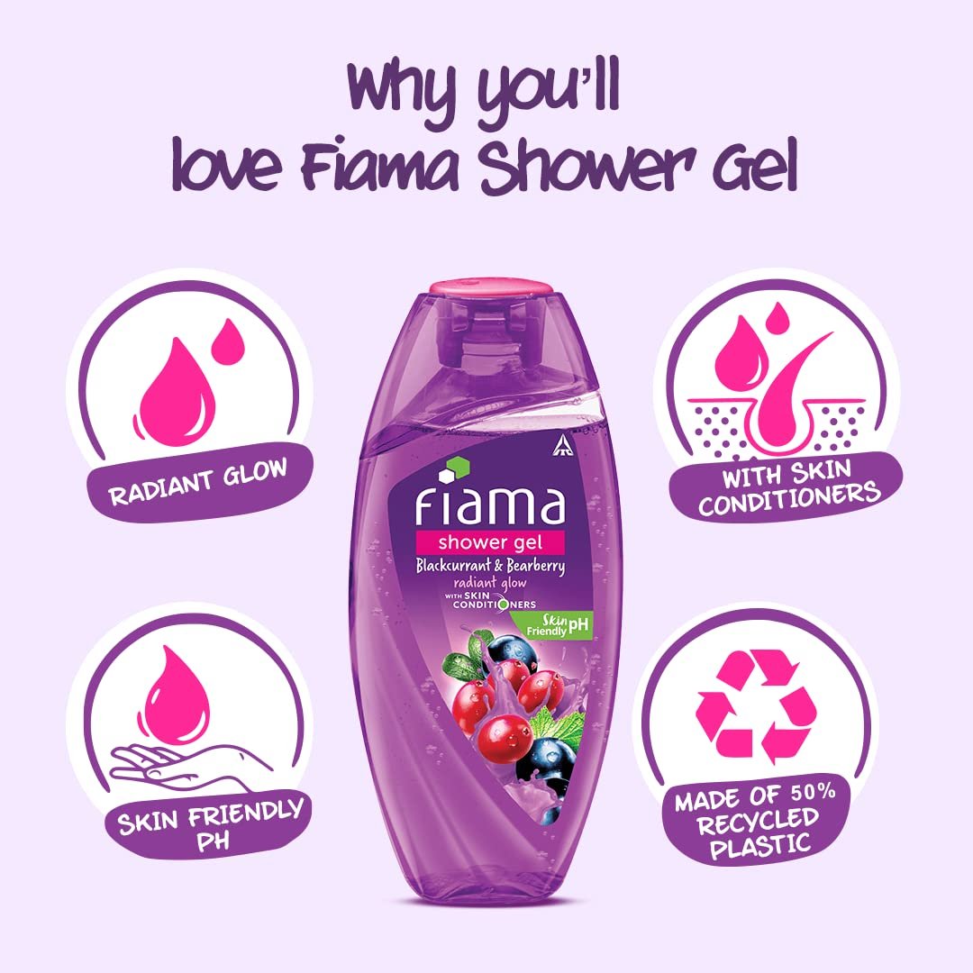 Fiama Blackcurrent & Bearberry Shower Gel    250ml