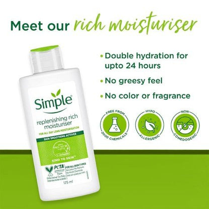 Simple Kind to Skin Replenishing Rich Moisturizer 125ml