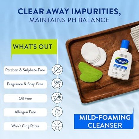 Cetaphil Oily Skin Cleanser, Combination to Oily, Sensitive Skin  125ml    (India)