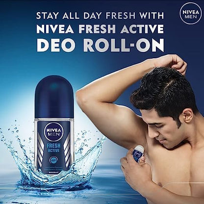 Nivea Men Roll On Fresh Active   50ml