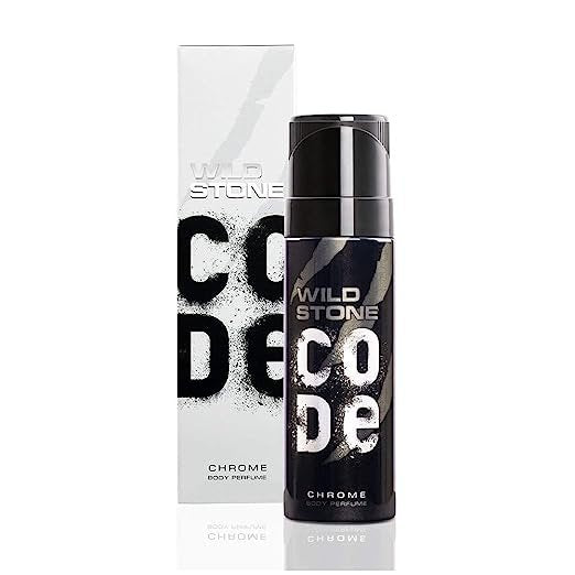 Wild Stone Code Chrome Body Perfume For Men   (120ml)