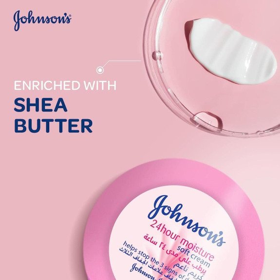 Johnsons 24Hour Moisture Soft Cream (200ml)