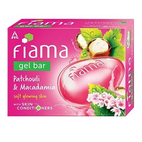 Fiama Gel Bar Patchouli and Macadamia for soft glowing skin, with skin conditioners, 125 g